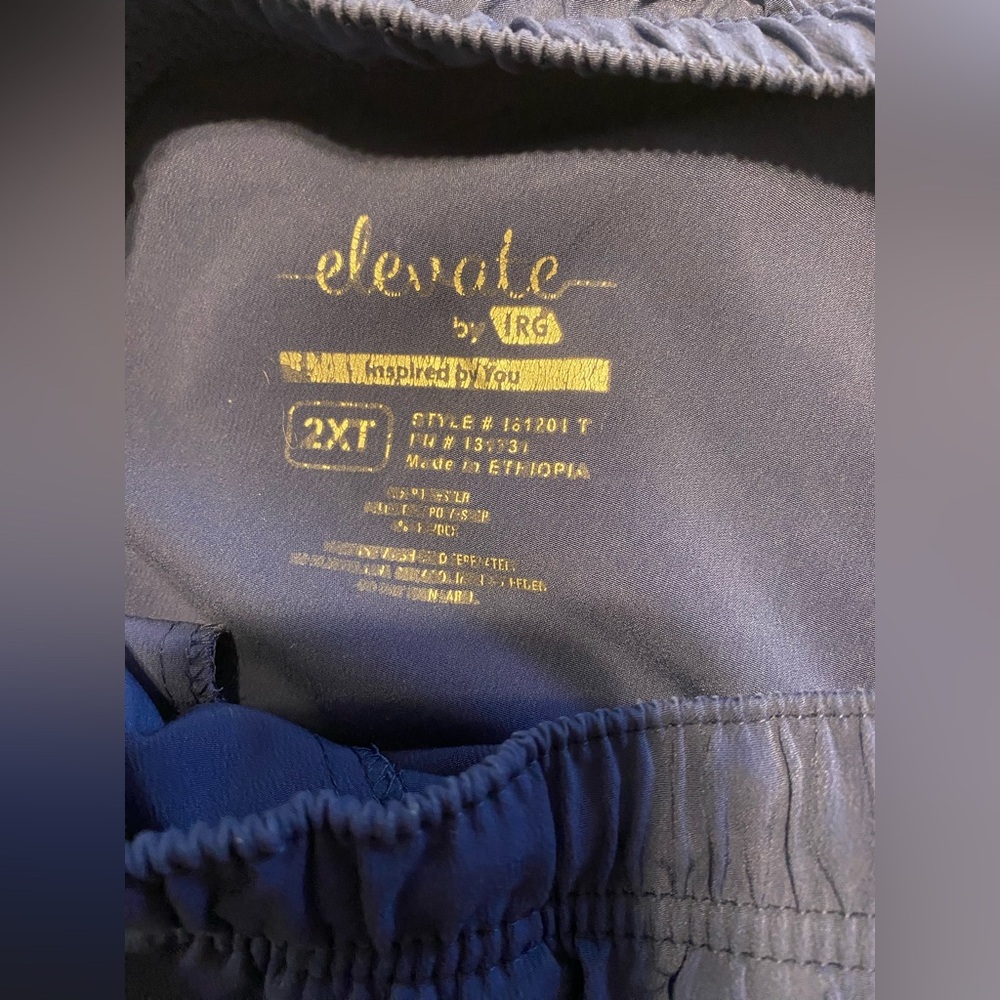 Elevate by IRG Navy Scrub Pants